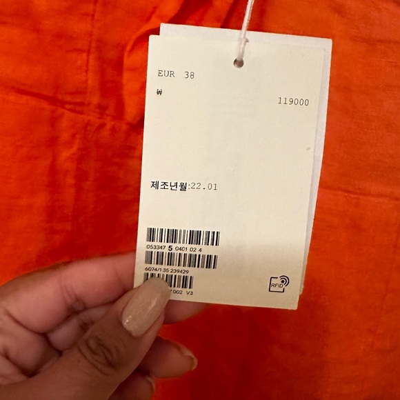 Bow Detail Linen Mini Dress NEW - Picture 7 of 8